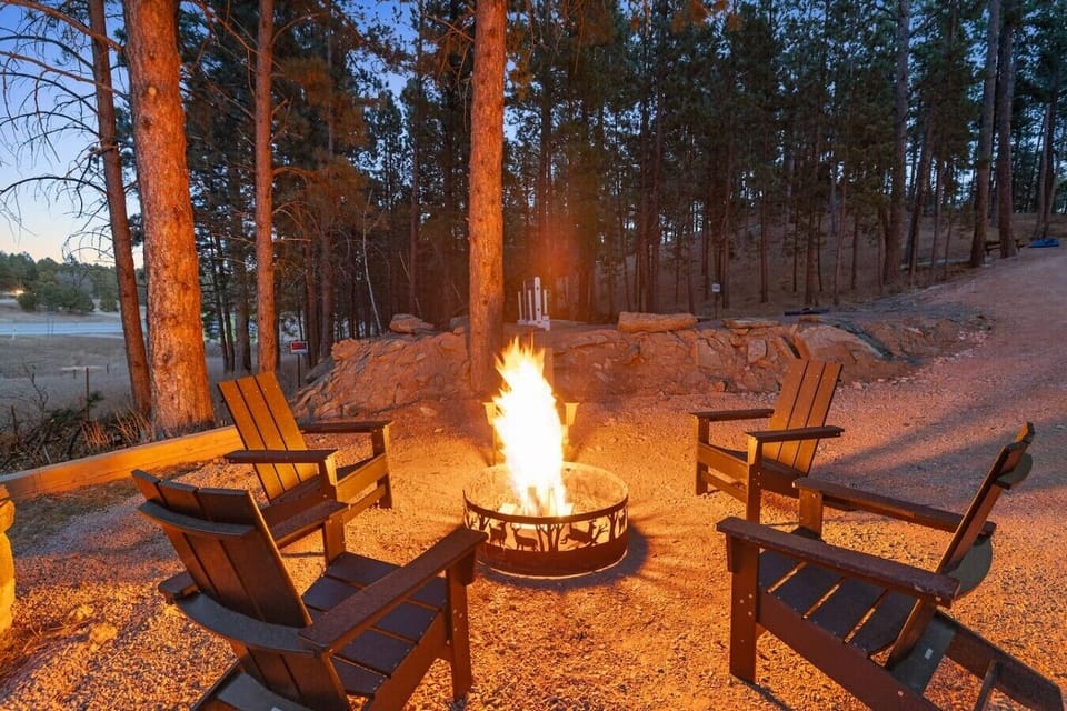Gather around the community firepit for cozy evenings under the stars.