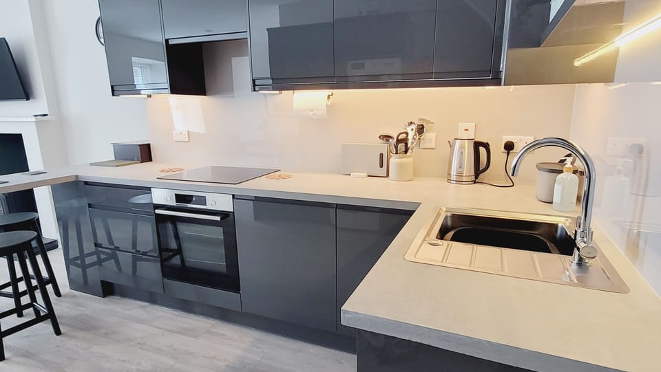 Fully equipped modern kitchen with everything you need for a comfortable stay.
