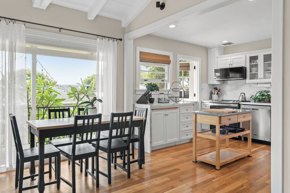 Enjoy a bright and inviting kitchen with modern appliances, plenty of counter space, and all the essentials for preparing meals during your stay.