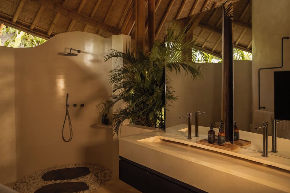 Luxury Villa, 2 Bedrooms, Private Pool | Bathroom | Shower, hair dryer, towels, soap