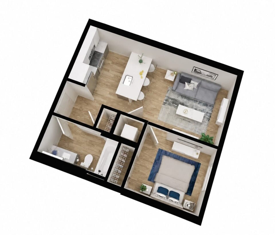 Floor plan to help you visualize your luxurious stay
