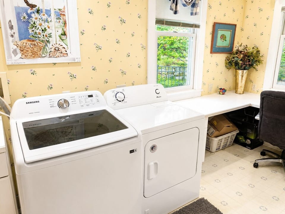 LAUNDRY ROOM / OFFICE (FIRST FLOOR):  Very useful main floor laundry room and office