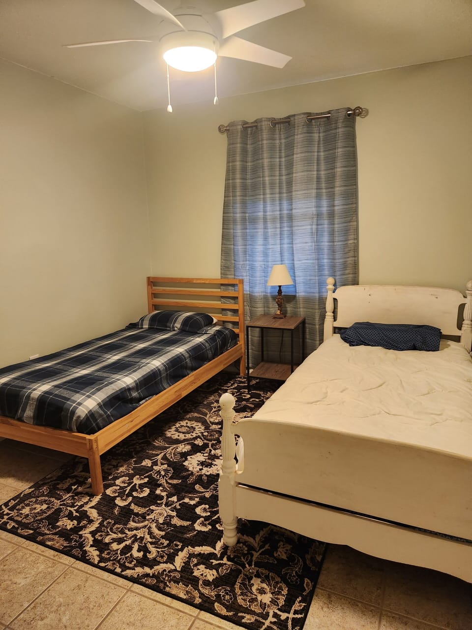 room, indoor, climate control, bed, private space