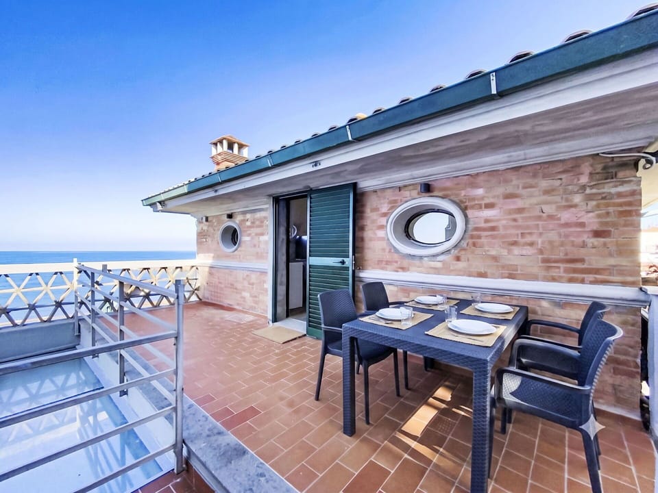 Balcony, Wood Stain, Hardwood, Chair, Deck, Resort, Hotel, Outdoor Furniture