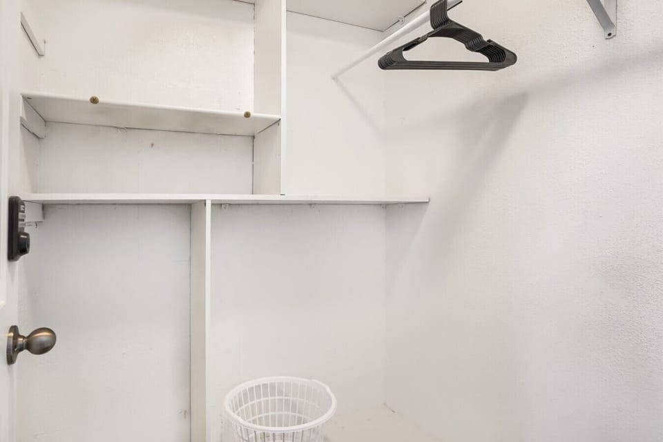 Master bedroom walk-in closet