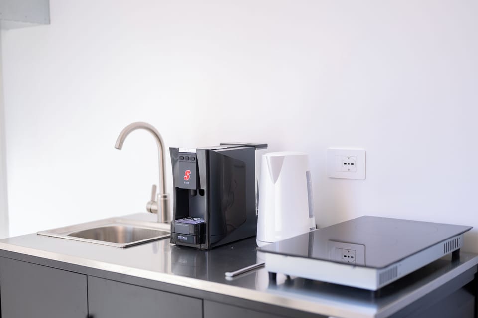 Apartment | Private kitchen | Full-size fridge