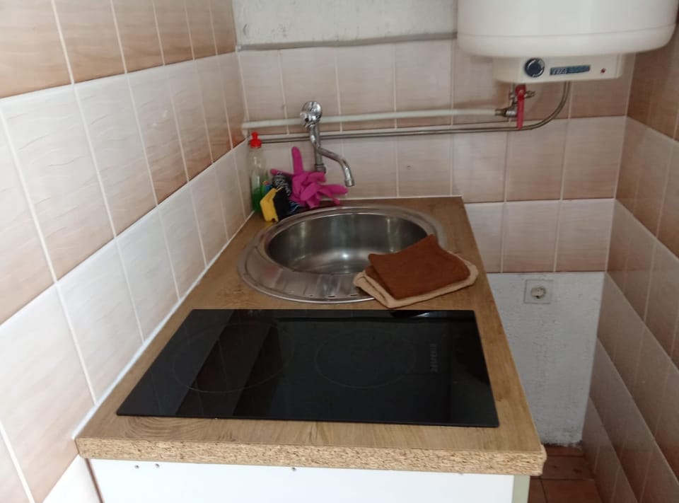 Apartment (One Bedroom Apartment with Terrace) | Private kitchen | Fridge