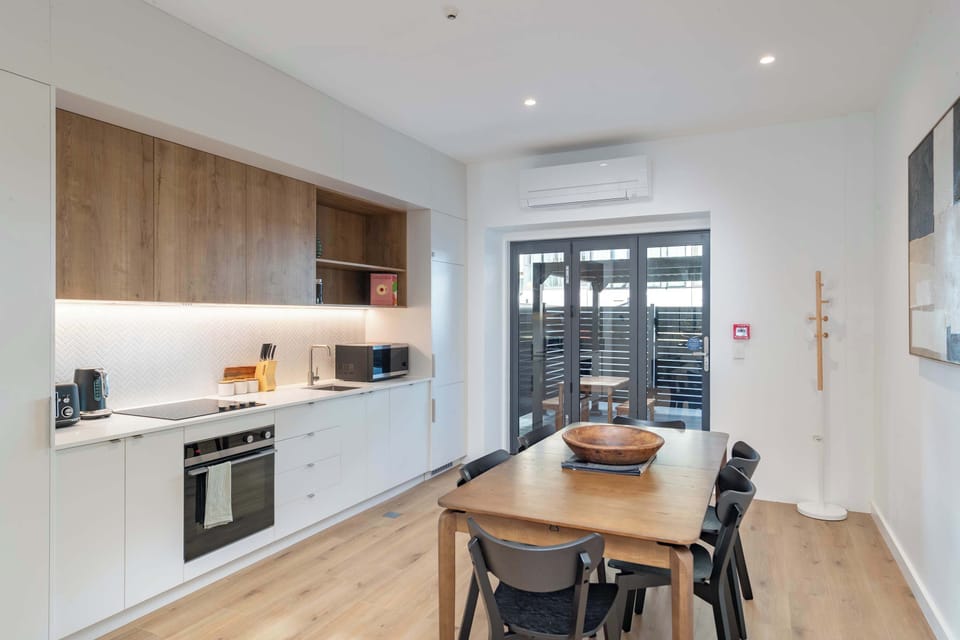 Kitchen and dining area