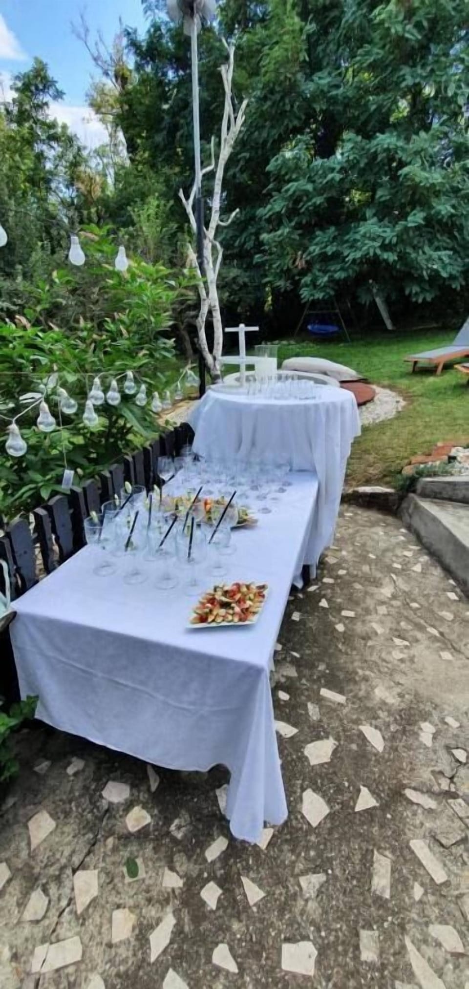 House, 1 Bedroom, Smoking, Fireplace | Outdoor banquet area