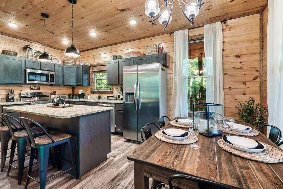 Share meals laughter and memorable moments in the inviting dining area that flows seamlessly into the open concept living space.