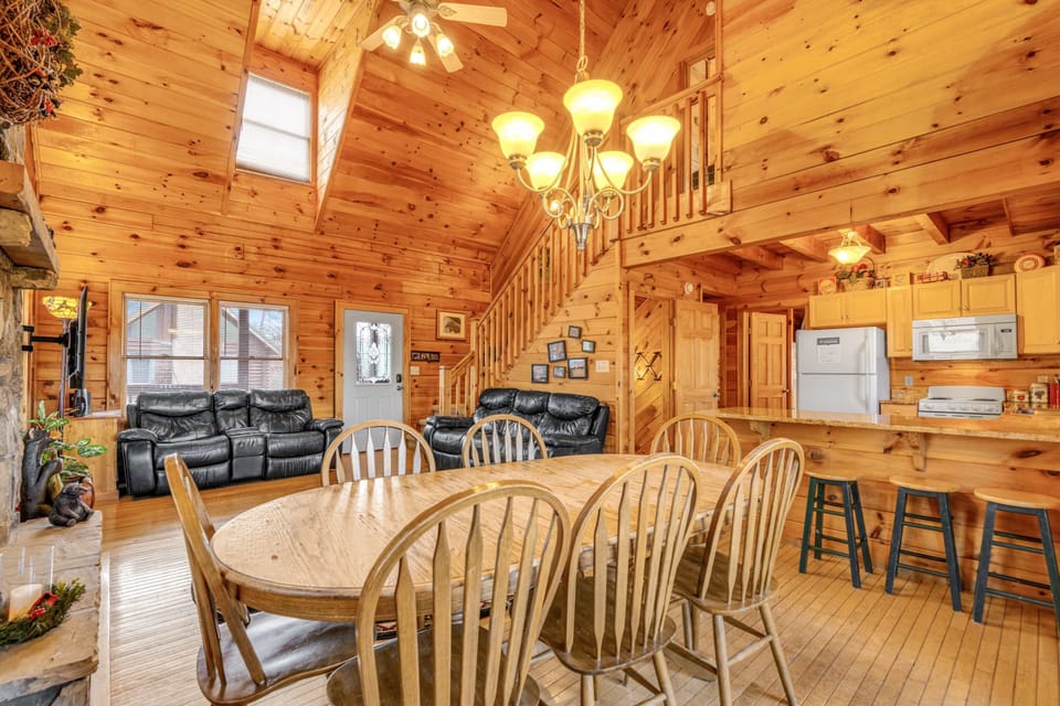 Experience the heart of the home with stunning wood accents and space to gather!