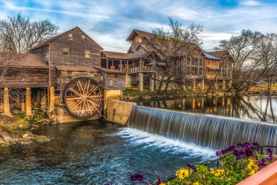 Enjoy stunning riverside views and charming rustic architecture right outside!