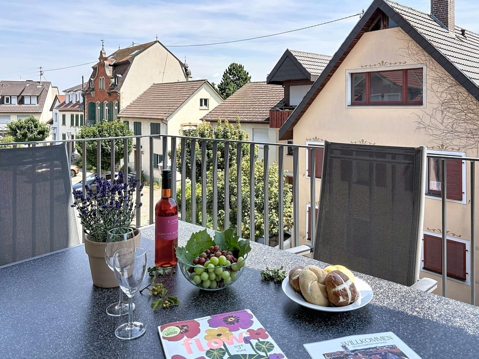 Home, Urban Design, Balcony, Apartment, Flowerpot, Houseplant, Porch, Chair, Outdoor Furniture, Paint