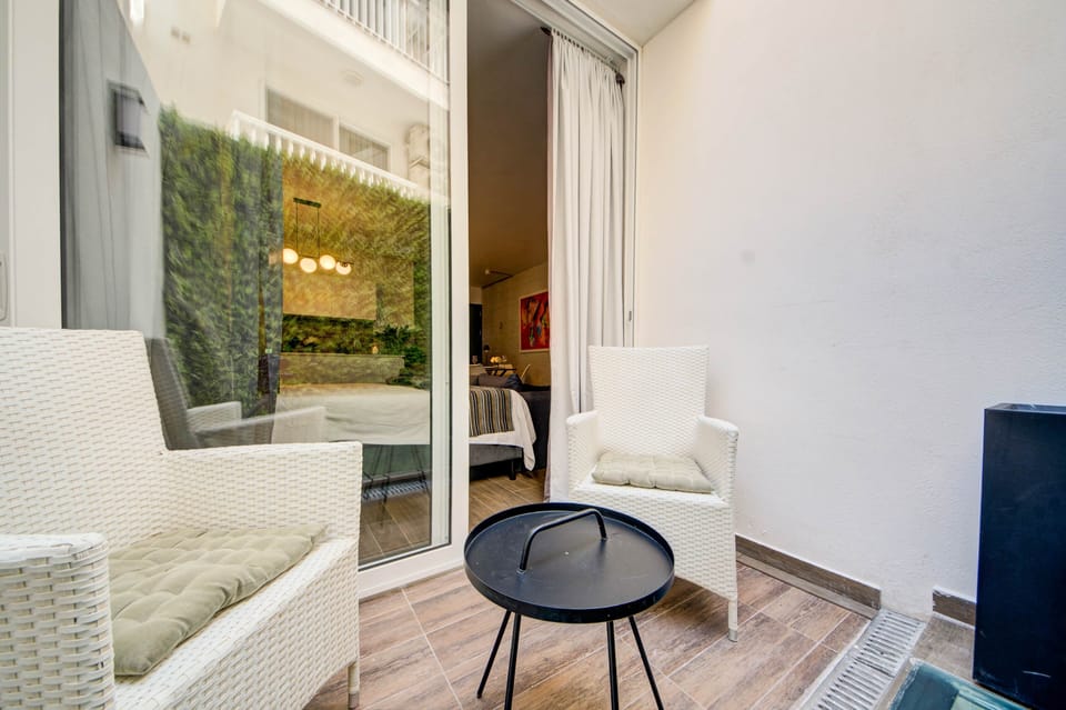 Private small terrace