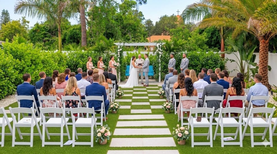 Perfectly setup for micro-wedding venue (event fees apply, send inquiry for details)