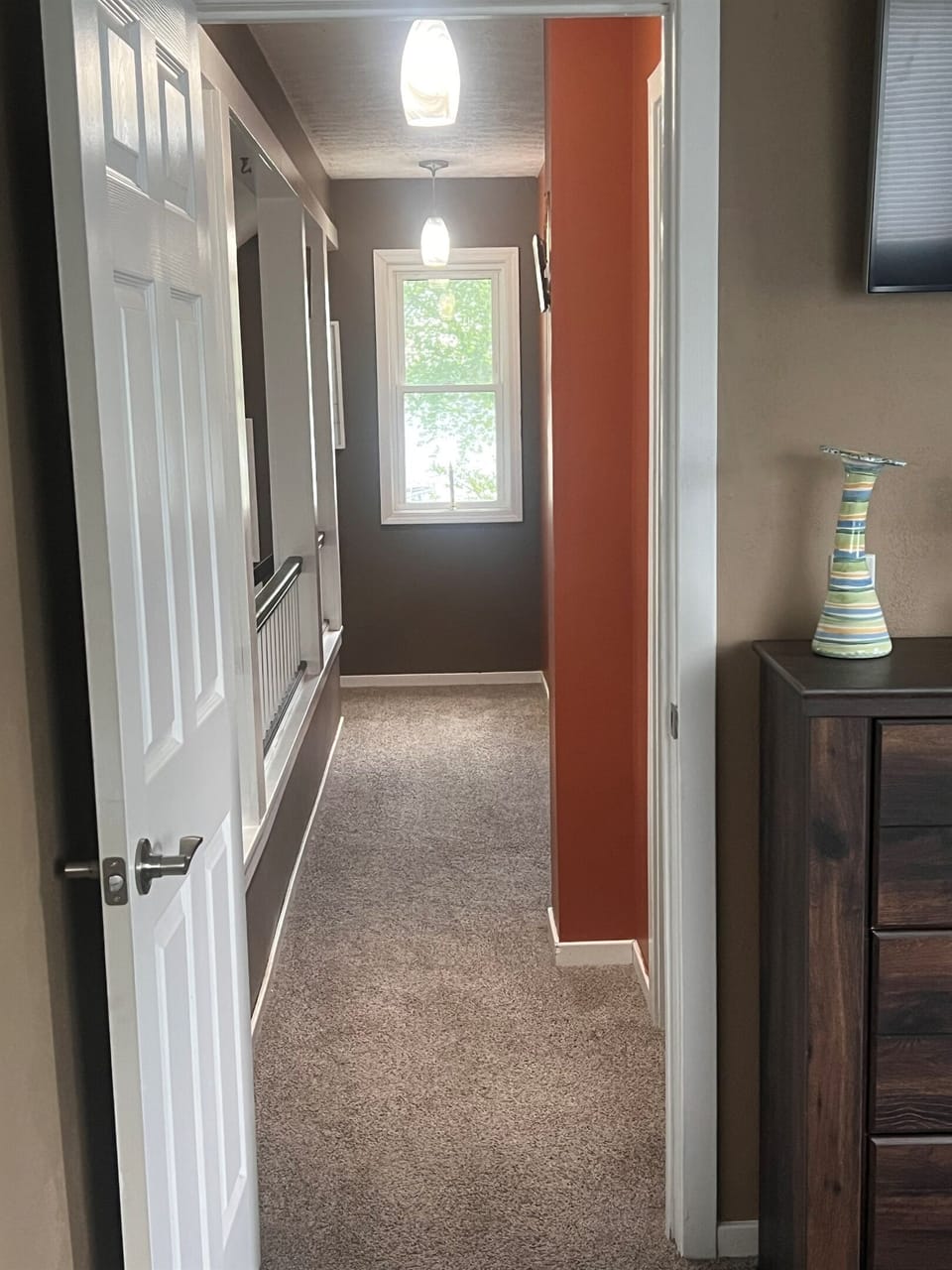 view of upstairs hallway 