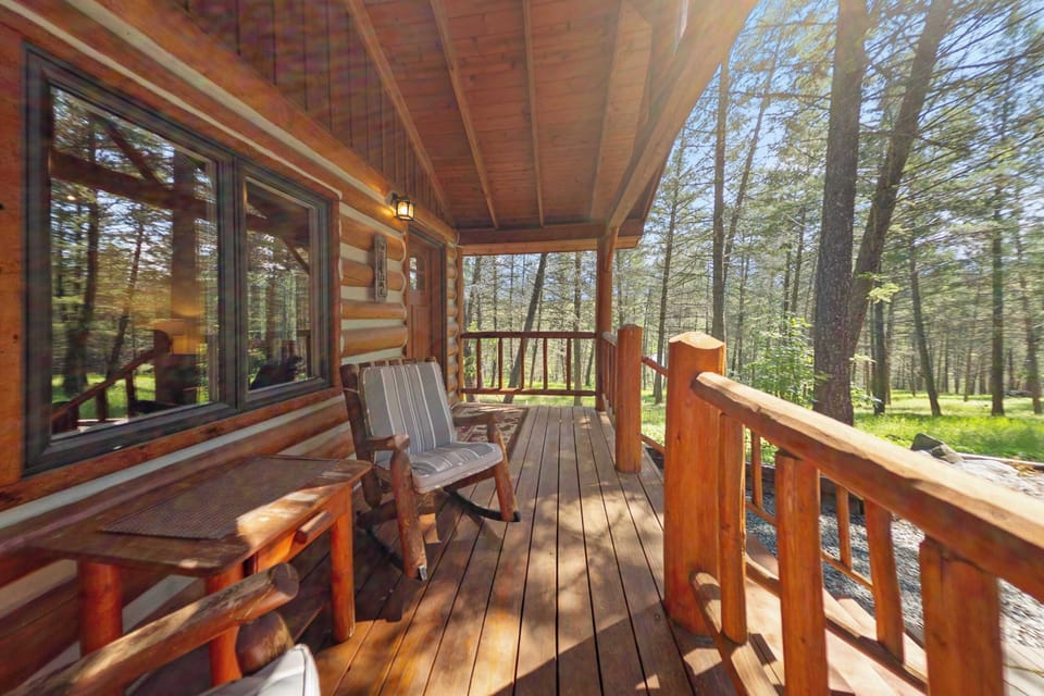 A peaceful porch retreat awaits