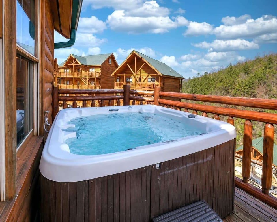 Private Hot Tub Deck | Soak and Unwind with Mountain Views