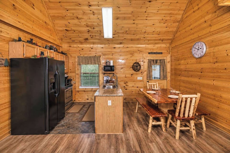Gather for Breakfast, Dinner, or Game Night in the Open Kitchen and Dining Space