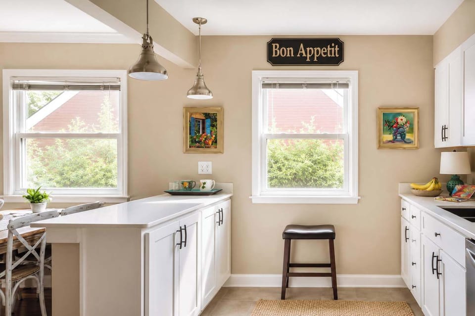 Enjoy Preparing Meals in the Well-Appointed Kitchen