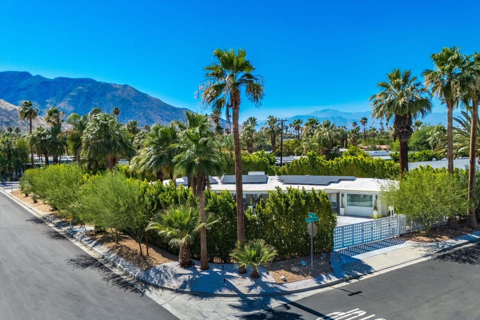 Palm Springs vacation rental with mountain views