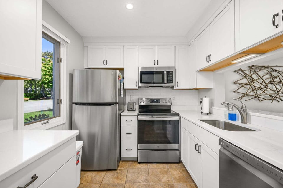 Fully equipped kitchen with everything needed for a comfortable stay.
