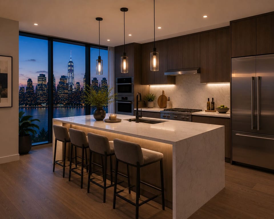 Apartment, City View | Private kitchen