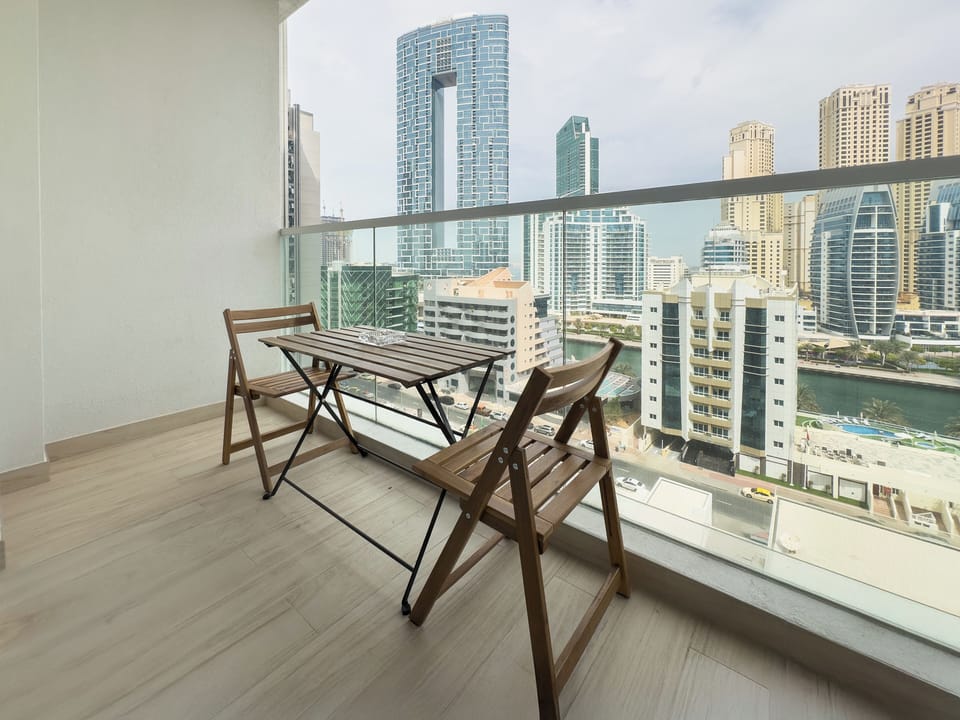 Deluxe Studio, Balcony, Canal View | Outdoor dining