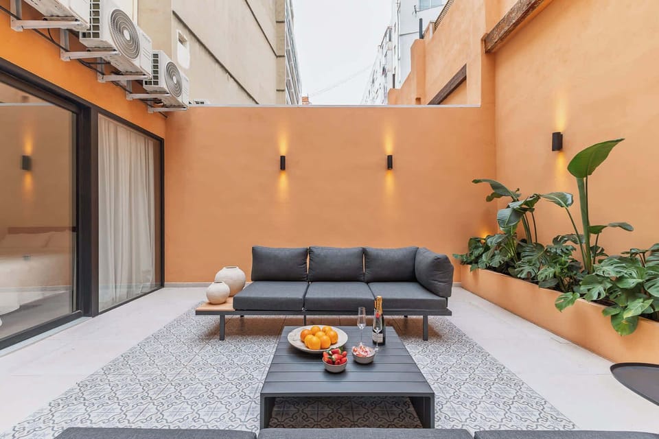 Private patio 
