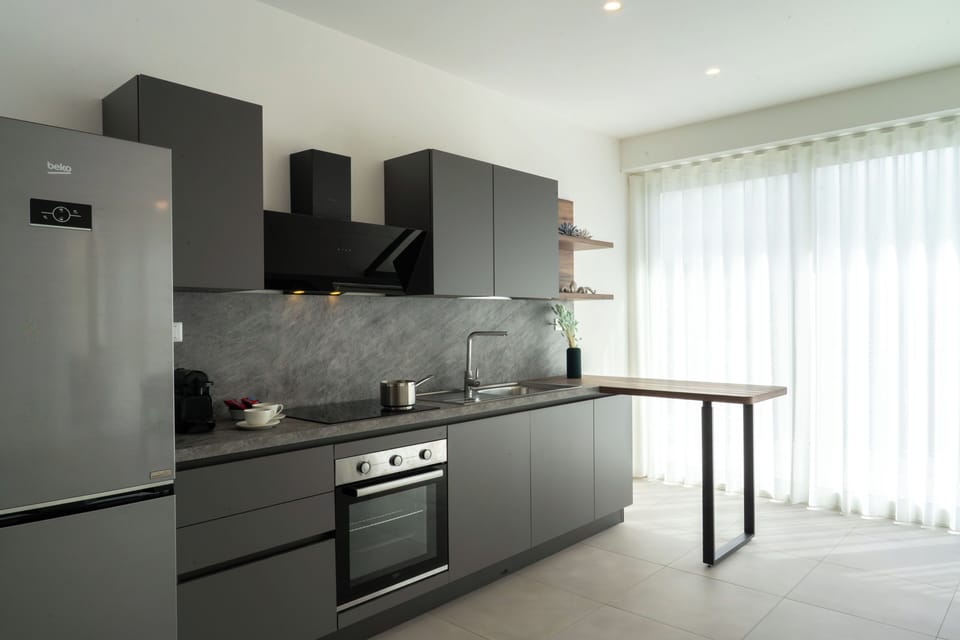 Comfort Apartment, 2 Bedrooms, Hill View (Family d'orlando 3) | Private kitchen | Fridge, oven, stovetop, dishwasher