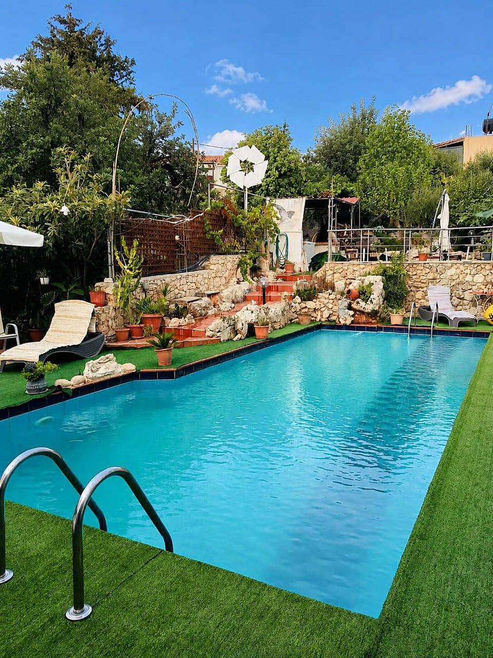 Shared swimming pool of the complex
