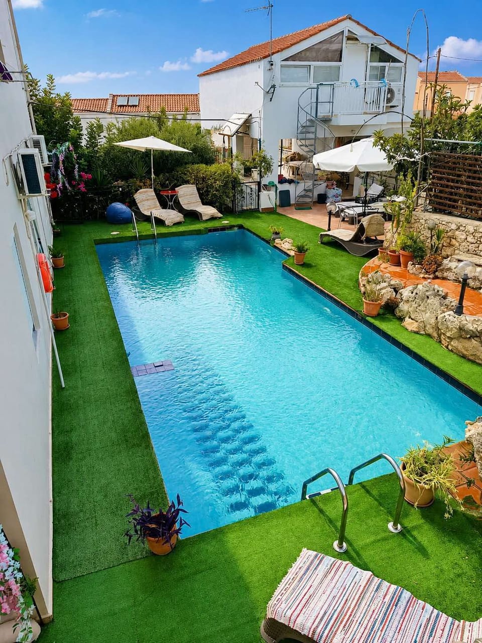 Shared swimming pool of the complex