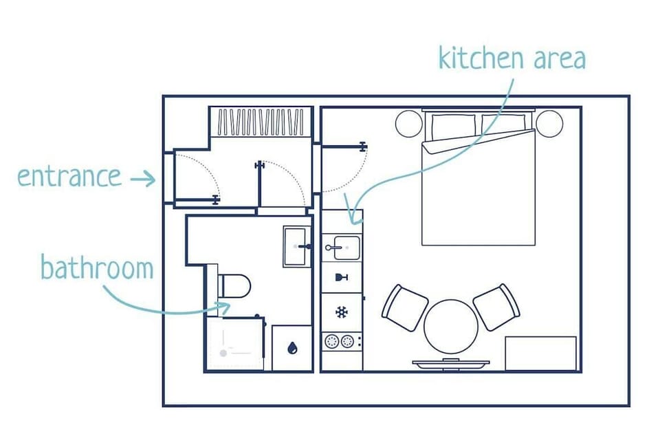 Floor plan of the apartment