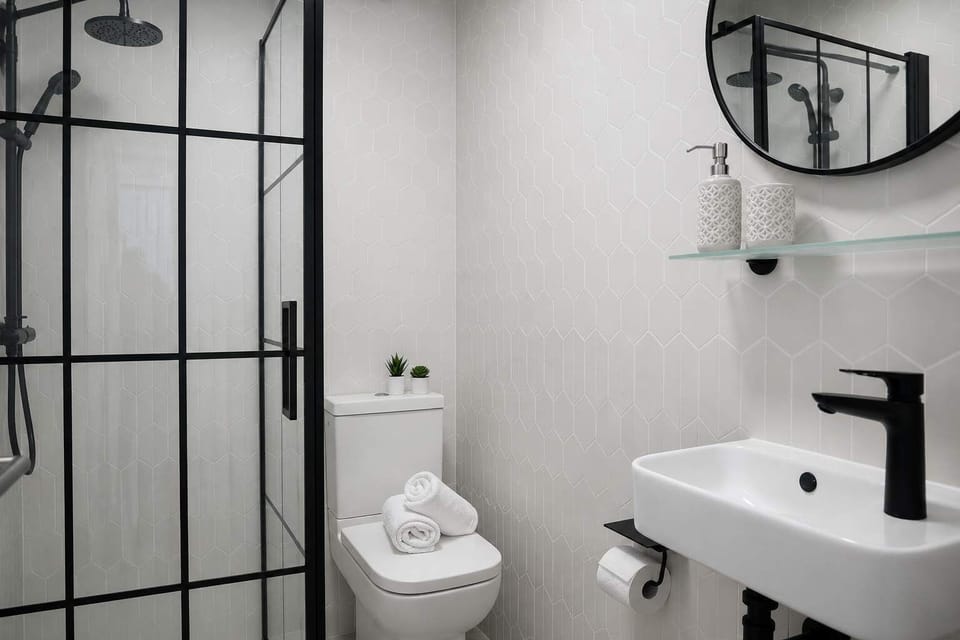 The bathroom