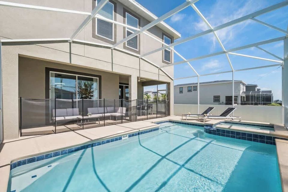 Your perfect vacation starts here! Enjoy lazy afternoons by the sparkling private pool, unwind on comfortable loungers, and spend quality time with family and friends in your own tropical retreat.