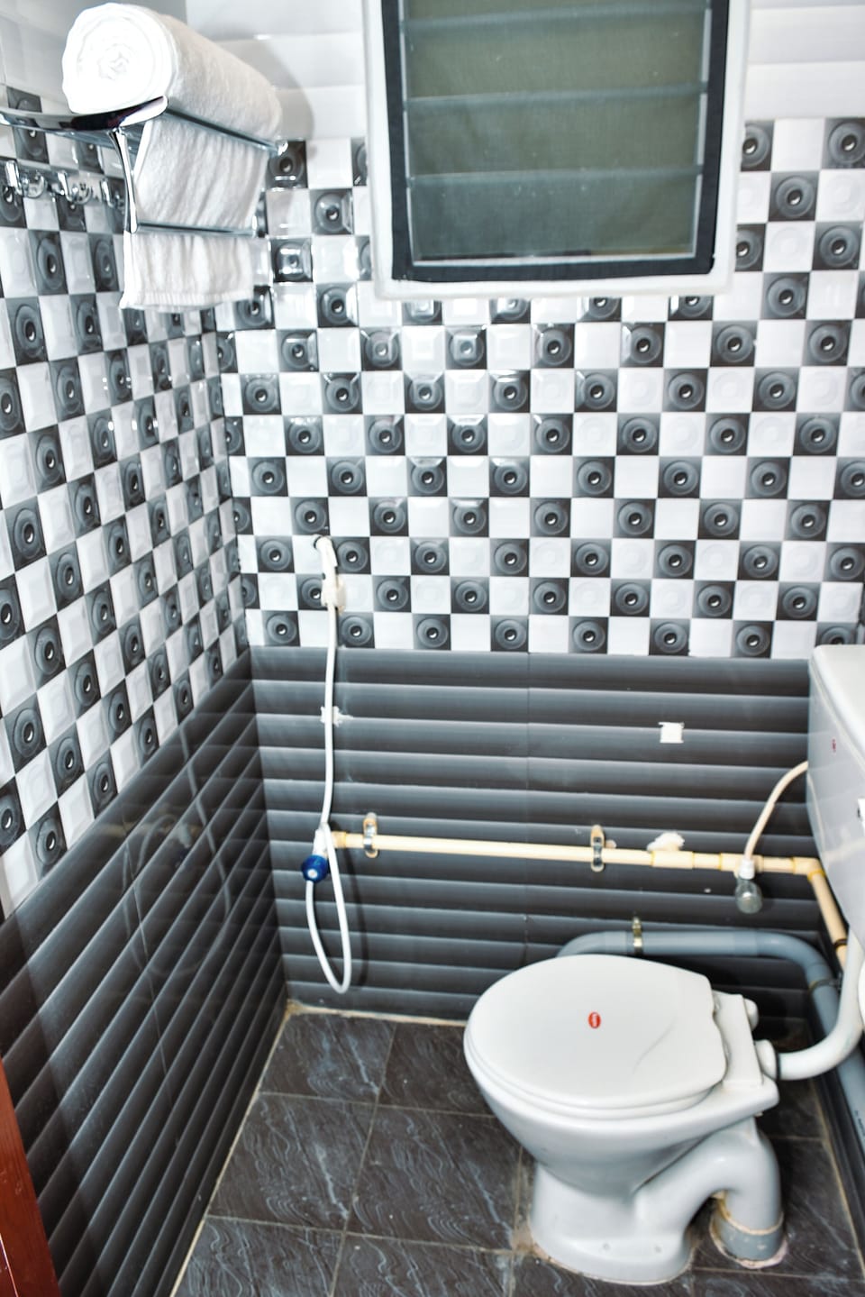 Towels, soap, shampoo