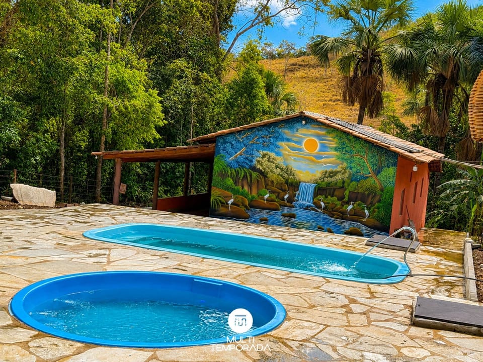 Recanto Santa Bárbara com Piscina - Pirenópolis | Room amenity
