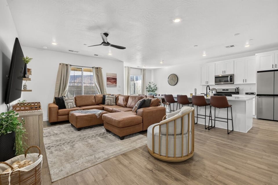 Bright First-Floor Living Room