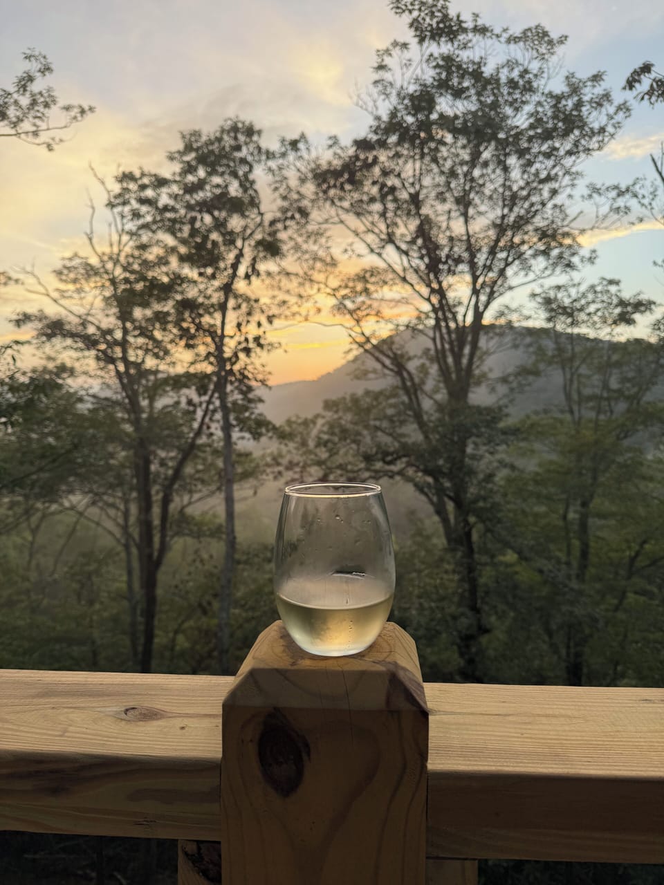 Sunset view from the upper deck 