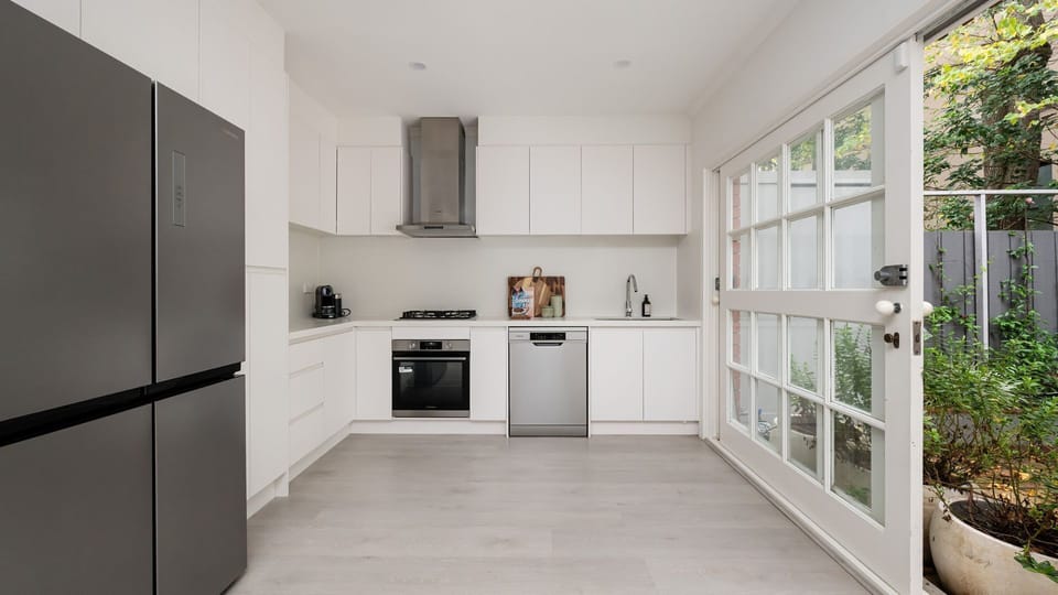 Bright kitchen with everything you need for your stay.