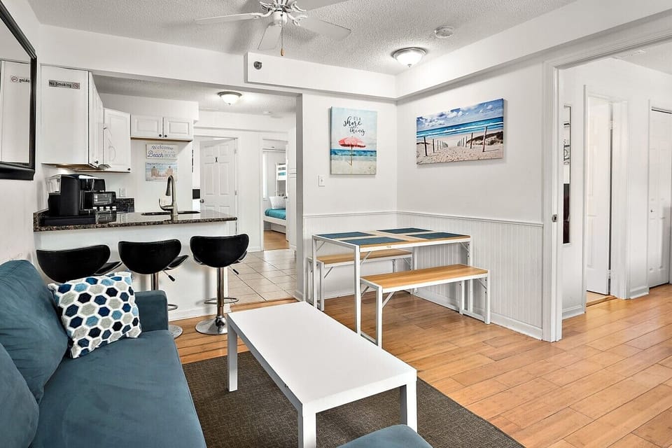 Bright and comfortable living area perfect for gathering with family and friends