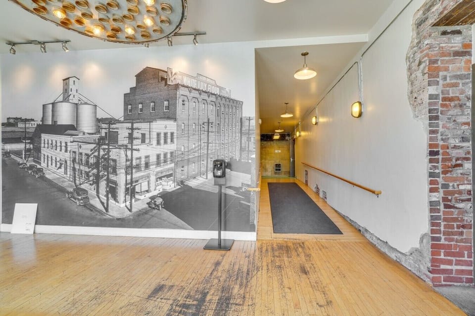 Building Interior | Mill Heritage Display | Exposed Brick & Wood Floors