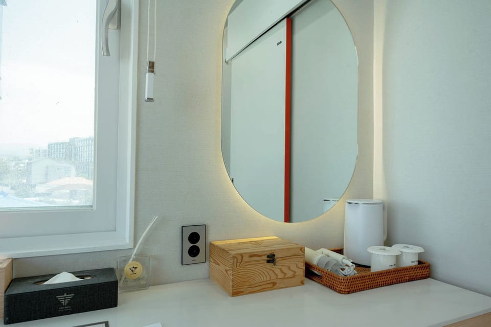 Luxury Double Room | Premium bedding, desk, laptop workspace, WiFi (free)
