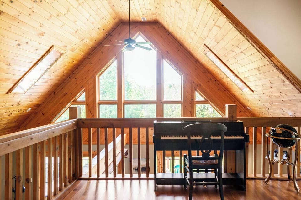 Music, anyone?

(Also part of the "reading loft" outside the 2nd floor master bedroom).