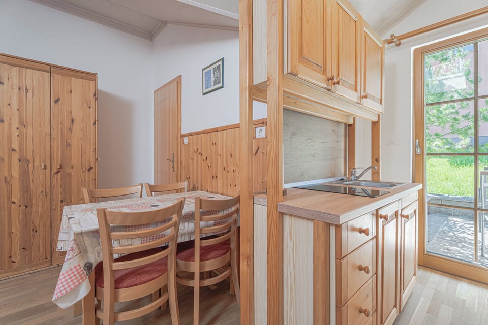 Kitchen and dining area