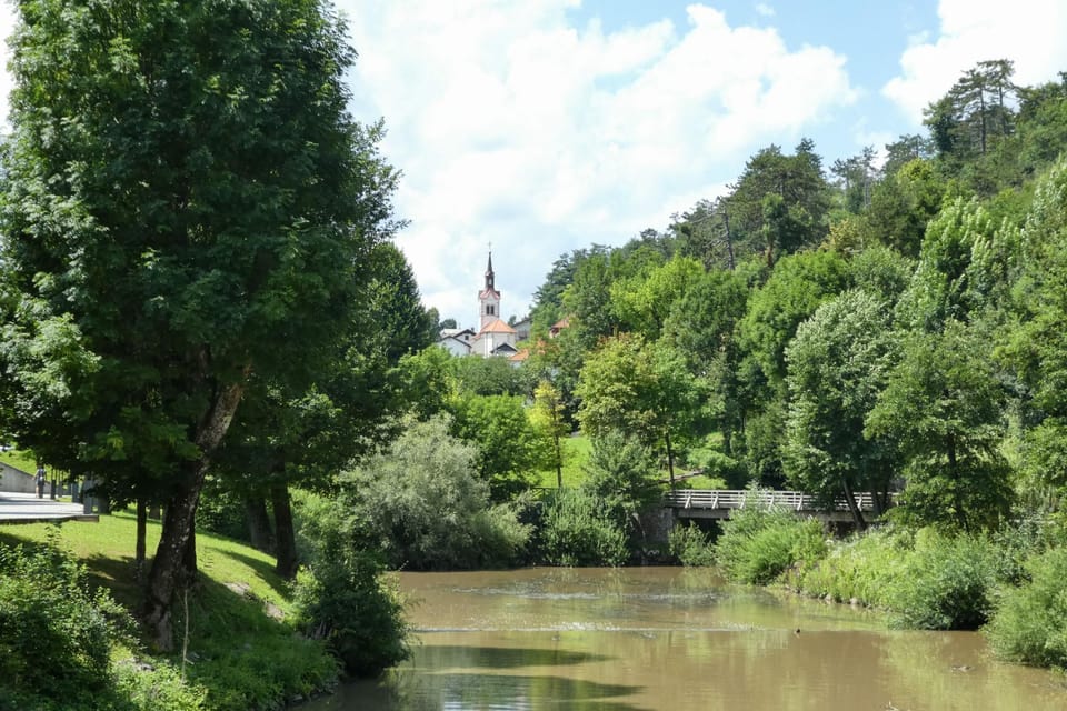 Pivka river scenery