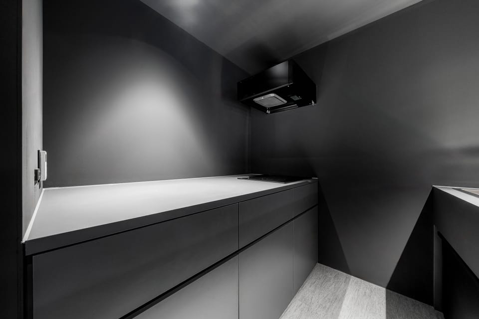 Apartment | Private kitchen | Fridge, microwave, stovetop, rice cooker