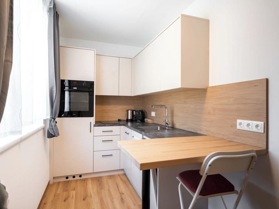 Deluxe Condo, Balcony, Mountain View | Private kitchen | Fridge, stovetop, cookware/dishes/utensils