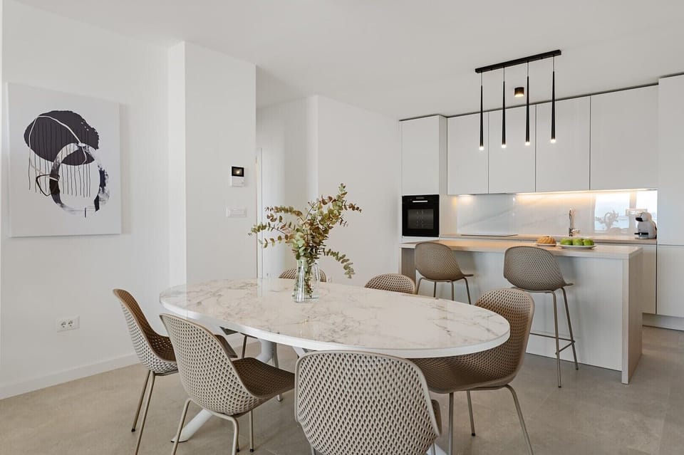 Second Floor is accessible from the parking lot and via an outdoor staircase leading to the pool and ground floor.
