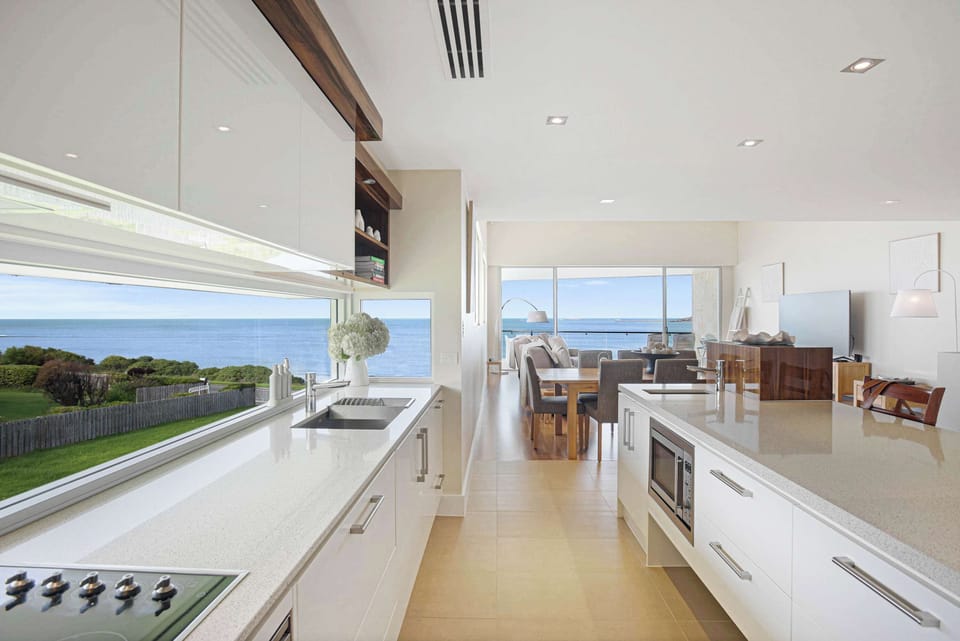 Even the kitchen views are amazing 